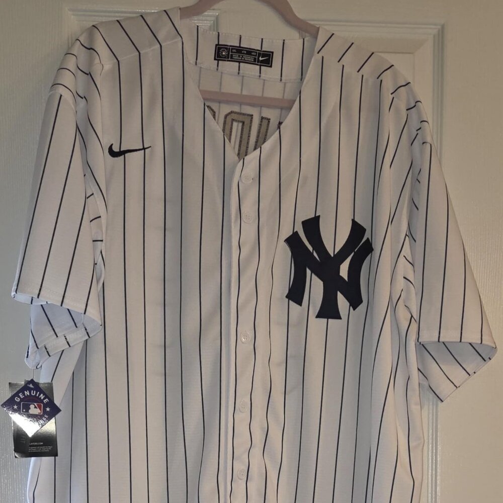 Men's New York Yankees Aaron Judge Nike White Home Limited Player Jersey